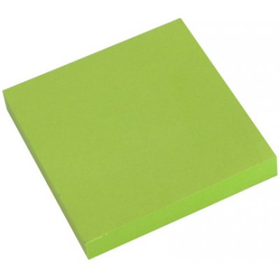 Blok kostka lepicí NEON zelený 76 x 76 mm – Hledejceny.cz