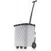 Nákupní taška a košík Reisenthel Carrycruiser rhombus light grey