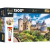 Puzzle Trefl Zámek Sully-sur-Loire Francie + lepidlo 1500 dílků