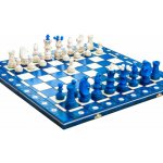 Dřevěné šachy královské modré – Zbozi.Blesk.cz
