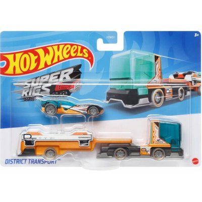 Mattel Hot Weels Toys Super Rigs District Transport