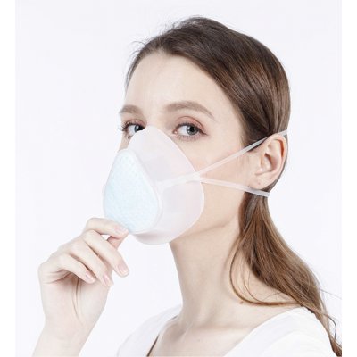Silken N95 respirátor FFP2 Ekologický FFP2 respirátor N95 2 ks – Sleviste.cz