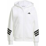 adidas W FUTURE ICONS 3-STRIPES FZ HD dámská mikina bílá – Zboží Mobilmania