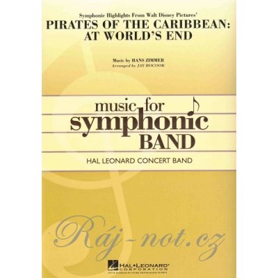 Pirates of the Caribbean At World's End Music for Symphonic Band partitura + party