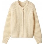 esmara Dámský pletený kardigan s podílem vlny krémová – Zboží Mobilmania