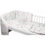 Baby Nellys 3-dílná sada Mantinel s povlečením bavlna Cirkus bílá/béžová 120 x 90 cm – Zboží Dáma