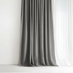 Goldea dekorační závěs peru - šedý 180x135 cm – Hledejceny.cz