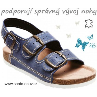 Santé D 302 86 BP dětské zdravotní sandály modré