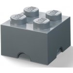 LEGO® úložný box 25 x 25 x 18 cm tmavě šedá – Zboží Dáma