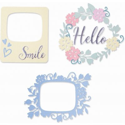 Sizzix thinlits set 15 ks ozdobné rámečky – Hledejceny.cz