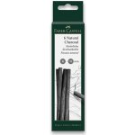 Faber-Castell Přírodní uhel Pitt Monochrome 9-15 mm 4 kusy 129498 – Zboží Dáma