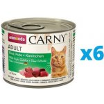 Carny Adult Krůtí & králík 6 x 200 g – Hledejceny.cz