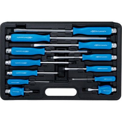 Kraftmann Šroubováky ploché a křížové, úderové, sada 12dílů – Sleviste.cz