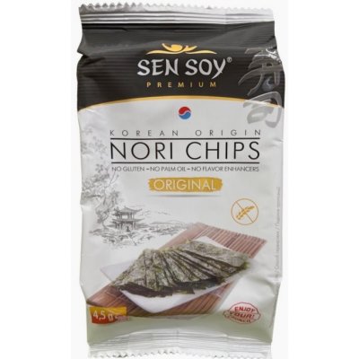 Sen Soy Premium SEN SOY Chipsy mořské řasy Classic 4,5 g – Hledejceny.cz