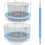 Neo-Sport Spodní sloupek trampolíny s vnější a vnitřní sítí 252 - 435 cm modrý – Sleviste.cz