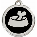 Red Dingo známka Bowl Black Miska černá S 20 mm – Hledejceny.cz