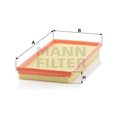 MANN FILTER Vzduchový filtr C 3594 – Hledejceny.cz