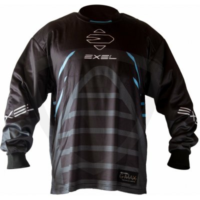 EXEL G MAX Goalie Jersey Black-Blue – Zboží Mobilmania