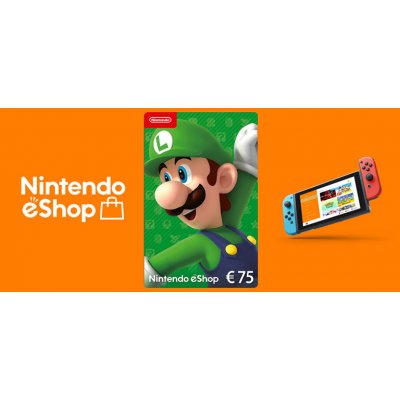 Nintendo dárková karta 75 € – Zboží Dáma