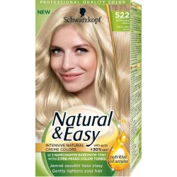 Schwarzkopf Natural & Easy 522 světle plavé stříbro barva na vlasy barva na  vlasy - Nejlepší Ceny.cz