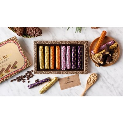 Siberian Cedar Cédrové tyčinky Mix malina, rakytník, černý rybíz 190 g – Zboží Dáma