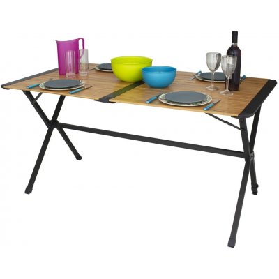 Eurotrail kempinkový stůl Chambery Bamboo – Zboží Mobilmania