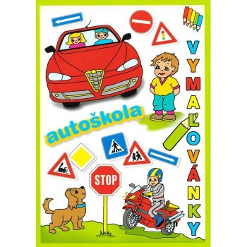 Omalovánky A4 Autoškola