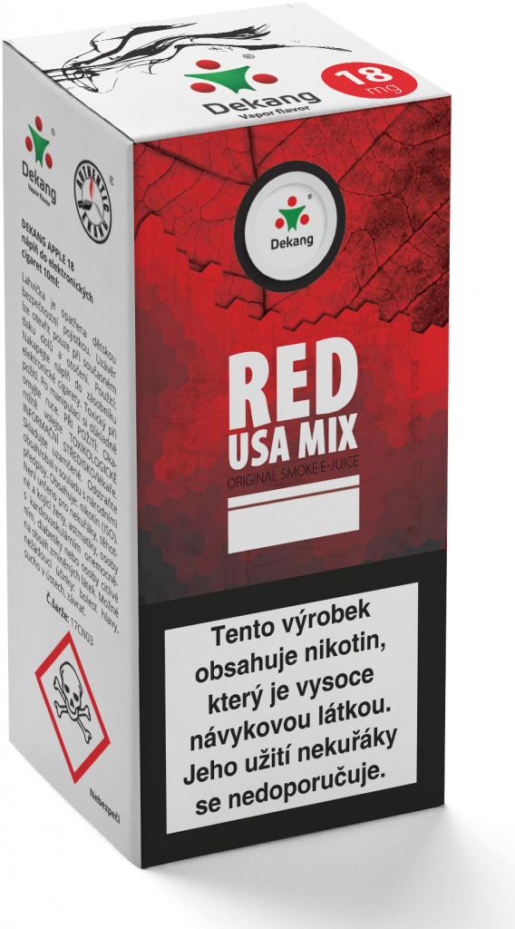 Dekang Red USA MIX 10 ml 18 mg od 50 Kč - Heureka.cz