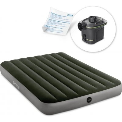 Intex 64778 Nafukovací matrace 191 x 137 x 25 cm s elektrickou pumpou – Zbozi.Blesk.cz