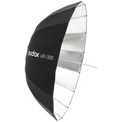 Godox Hluboký stříbrný parabolický deštník Godox UB-130S (130cm) – Zboží Živě