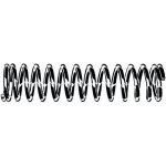 Manutan Spirální tlačná pružina DIN 2095 Pružinová ocel Pozinkované 0,5X3,5X20MM – Sleviste.cz