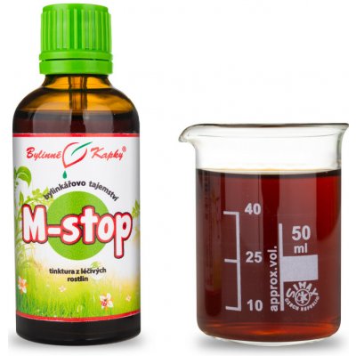 Bylinné kapky Bylinkářovo tajemství M-stop tinktura 50 ml – Hledejceny.cz