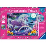 RAVENSBURGER Třpytivé Jednorožec XXL 100 dílků – Zbozi.Blesk.cz