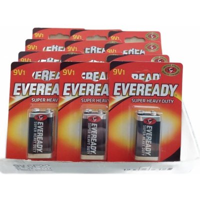 Energizer Eveready 9V 12 ks EVS00512 – Zboží Mobilmania