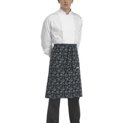 Egochef zástěra nízká s kapsou vzor smrtky E-6101120A – Hledejceny.cz