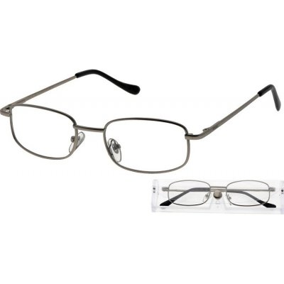 Brýle čtecí American Way šedé/hnědé v etui – Zboží Mobilmania