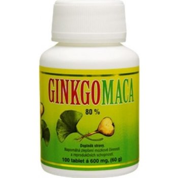 Hemann Ginkgo maca 600 mg 100 tablet