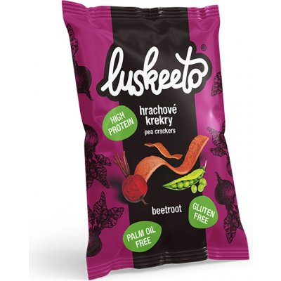 Luskeeto Luštěninové krekry řepové 40 g – Zboží Dáma