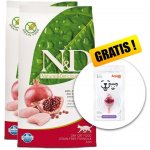 N&D GF Cat Adult Chicken & Pomegranate 2 x 5 kg – Hledejceny.cz