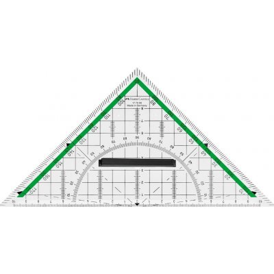 Faber-Castell trojúhelník TEKA 20 cm průhledné 177090 – Zboží Živě