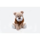 Babu Design pyžámkožrout medvídek světle hnědý s béžovou 60 cm