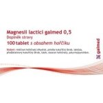 Galmed Magnesii lactici 0,5 g 100 tablet – Hledejceny.cz