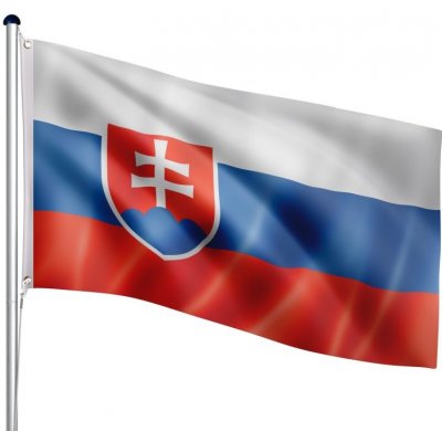 FLAGMASTER Vlajkový stožár vč. vlajky Slovensko, 650 cm – Hledejceny.cz