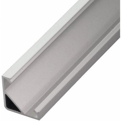LED profil R6 stříbrný rohový 16*16 - Profil bez krytu 2m – Sleviste.cz