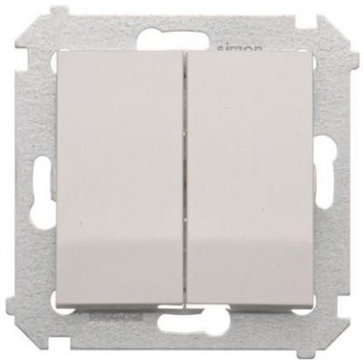 Simon DW6/2.01/X/11 řazení 6+6 přístroj s krytem 10AX 250V šroubové svorky bílá – Hledejceny.cz