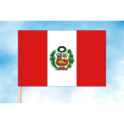 LIBEA, s.r.o. Vlajka Peru Rozměr: 150×225 cm, Uchycení: Návlek na žerď – Hledejceny.cz