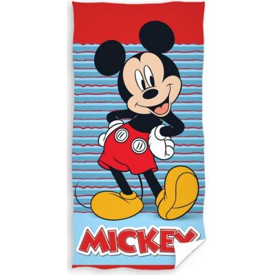 TipTrade Bavlněná osuška 70 x 140 cm Mickey Mouse Vždy s úsměvem – Zbozi.Blesk.cz