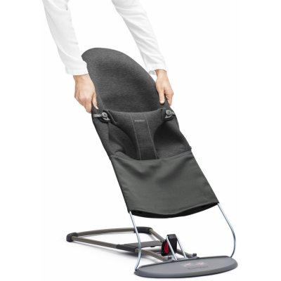 BabyBjörn Potah pro lehátko Balance Bliss Charcoal Grey 3D Jersey – Zboží Mobilmania