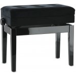 GEWA Piano stolička DELUXE COMPARTMENT - černý mat – Sleviste.cz