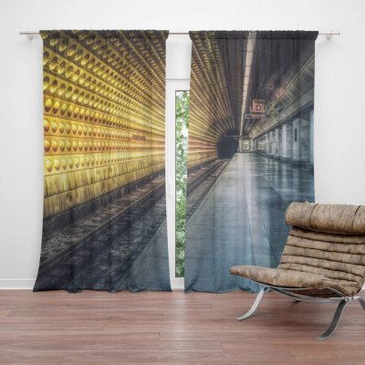Sablio Závěs Pražské metro: 2ks 140x250cm – Hledejceny.cz